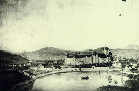 Pohled na strakonický hrad, archiv MSP