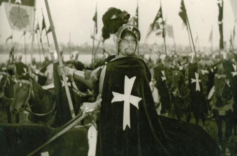 Film Jan Žižka, 1955 - Jindřich z Hradce při velení strakonickému oddílu v bitvě u Sudoměře, archiv MSP